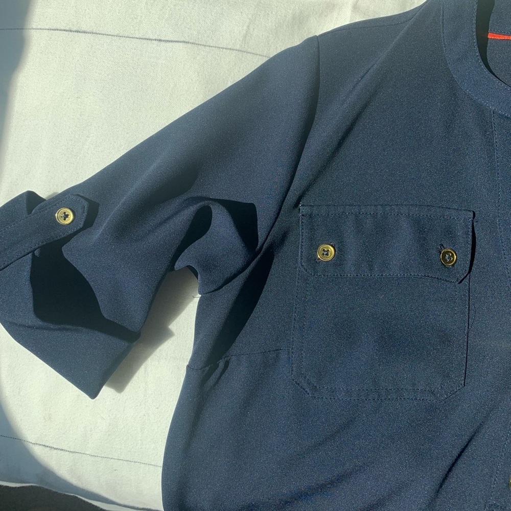 Navy Blue business casual dress size 4.